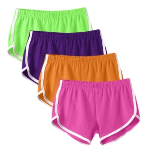 Retro 80s Neon Sweat Shorts (4 pack)
