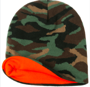 Stay Wild Camo Print Beanie
