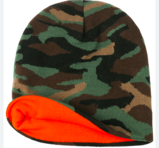 Stay Wild Camo Print Beanie